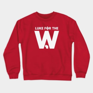 Luke for the W // Vintage Wisconsin Football Crewneck Sweatshirt